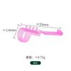 Venta al por mayor de fábrica plástico separador de dedos de lana suéter herramienta de tejido DIY cinturón mezclado para dedos guía de hilo