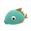 Cabo de dados modelo peixe Doodle animal direto da fábrica, capa protetora anti-quebra para cabo de carregamento