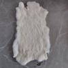 Cojín de piel de conejo vieja, extra grande y gruesa, de color raro, para decoración del hogar, con piel de conejo cocida, pieza entera.