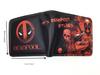 Cartera Corta de Deadpool Mercancía de Marvel Superhéroe de los Vengadores Billetera de Monedas de PU