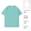 Camiseta de Algodão Roxa Logo Personalizado Empresa Fábrica Uniforme de Turma Camisa Cultural Gola Redonda Roupa de Trabalho Manga Curta Masculina