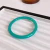Pulseira Geométricas Assimétricas de Resina Azul Turquesa Exagerada Europeia e Americana Design de Nicho Pulseira Personalizada Pulseira Simples