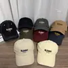 Gorra de béisbol informal de estilo coreano con visera suave y bordado de letras, nueva para principios de otoño, versátil para mujer, con protección solar y visera de pico