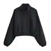 Outono 2024 Novo Estilo Americano Ao Ar Livre Jaqueta Casual Casaco Feminino Spice Girl Estilo Solto Com Cordão Curto Cardigan Top