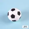 Toppers de Decoração para Bolo Tema Festa de Futebol para Sobremesas de Aniversário de Meninos, Peças de Futebol de Borracha Macia e Decorações de Camisa