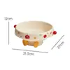 Prato de Frutas Estilo Creme, Mesa de Centro da Sala de Estar Doméstica, Prato de Frutas Secas para Mesa, Bomboniere Estilo Escandinavo, Prato para Exposição de Lanches e Castanhas