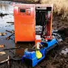 Robot de dragado para prevención de inundaciones de tuberías y ríos, Robot de dragado de aguas residuales visualizado controlado remotamente