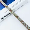 Cuerda de Tira de Vidrio Tubo Redondo de Pedrería Transfronteriza Accesorios para Joyería Accesorios para Ropa Línea de Corbata de Moño Tubo de Pedrería Venta al por Mayor