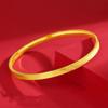 Pulsera de latón dorado de Vietnam pulsera de amor para mujer diseño cerrado pulsera fresca venta al por mayor de fábrica