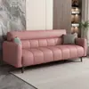 Sofá cama plegable de doble propósito para apartamentos pequeños, casas de alquiler, salas de estar y oficinas, con un diseño de tela de lujo ligero, estilo minimalista, nuevo modelo 2026