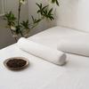 Almohada Cilíndrica de Algodón y Trigo de Color Sólido, Almohada de Algodón Acolchada, Protección para el Cuello, Pieza Única, Tamaño Adulto 40*10