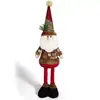 Figuras retráctiles navideñas de comercio exterior al por mayor transfronterizo: Adornos decorativos de Santa, muñeco de nieve, renos