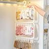 Nuevo Colgador de Ropa para Bebé Hogar Múltiples Estantes Calcetines para Bebé Adulto Calcetines de Dormitorio Estudiante Portafolio Organizador para Almacenamiento de Ropa Interior Joyería