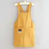 Delantal de Cocina Nuevo Estilo para Catering, Ropa de Trabajo Anti-Manchas, Delantal de Cocina Resistente al Agua para el Hogar para Adultos con Impresión de Logo