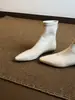 Botines coreanos de tacón de cuña estilo francés, botines de tobillo con cremallera y suela plana, botines cortos versátiles de punta para mujer, botines marrones de 2 cm