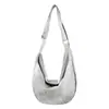 2026 Nueva Tendencia Gran Capacidad Deportiva Repelente al Agua Estilo Perezoso Nylon Bolsa Dumpling Bolso de Hombro Cruzado