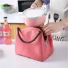 Fornecimento Direto do Fabricante Bolsa Térmica de Alumínio Portátil para Marmita Bolsa de Almoço Bolsa Térmica Piquenique Resistente a Manchas Listrada Bolsa Térmica Bento