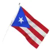 Bandeira de Porto Rico Transfronteiriça Adequada para Uso Externo em Casas Tecido de Poliéster 3X5 Pés
