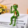 Estátua de Resina Transfronteiriça Alienígena de Resina Ufo Anão de Jardim Externo Estátua Ornamentos Decoração de Anão