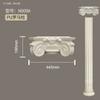 Tira Decorativa Tallada a Mano con Línea de PU Estilo Europeo, Cabezal de Columna Romana de PU Cilíndrico Estilo Europeo, Materiales de Construcción para Decoración de Pilares, Materiales de Decoración para el Hogar