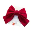 Pasador de Pelo con Lazo Rojo Adorno para el Cabello de Niñas Accesorios para el Cabello de Otoño e Invierno Pasador Festivo del Día Nacional Elegante Dulce Elegante Pinza Superior