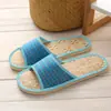Pantuflas de Interior Esterilla de Paja Hogar Invitados Piso de Madera Hotel Especial Espuma Suela Suave Otoño e Invierno Lino Hotel Al por Mayor