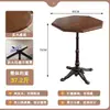 Juego de mesa y sillas de madera maciza estilo retro americano para café y bar, adecuado para panaderías, tiendas de postres y té de leche, mesas comerciales para restaurantes occidentales