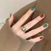 Usando armadura hecha a mano personalizada estilo ins linda pieza de arte para uñas parche de uña postiza para niña venta al por mayor