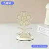 Ornamento de Flor Branca Tridimensional de Madeira Kit de Materiais para Grafite de Educação Infantil Artística Infantil DIY Feito à Mão Iluminação Educação Infantil