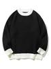 Jian Heng Suéter Nuevo para Hombre Otoño e Invierno Pareja Marca de Moda Japonesa y Coreana Suéter para Hombre Holgado Casual Sentido del Diseño Suéter de Punto para Hombre