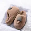 Pantuflas de Algodón con Diseño de Hongo para Mujer 2026 Nuevas Otoño Invierno para Interiores Hogar Felpa Cálida Suela Gruesa Antideslizante Pantuflas de Algodón para Mujer