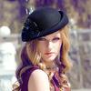 Sombrero Nuevo Estilo 2026 para Mujer, Boina de Lana Otoño e Invierno, Sombrero Pequeño Retro Británico, Elegante y con Estilo, Azafata al por Mayor