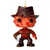 Decorações de Personagens de Filmes de Terror de Halloween Transfronteiriças Acrílico Plano Abóbora Decorações de Pingentes para Festa de Terror