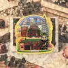 Ímã de Geladeira de Acrílico da Cidade de Nanchong Chengdu Leshan Pequim Yibin Sichuan Jiuzhaigou Presentes Criativos Culturais Lembranças