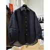 Chaqueta deshirt acolchada estilo coreano, estilo perezoso, holgada, casual para mujer en otoño e invierno, chaqueta acolchada de algodón elegante y ligera, chaqueta acolchada de algodón súper bonita