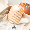 Espejo Ovalado con Patrón de Mármol de Nuevo Modelo Transfronterizo, Espejo de Maquillaje para Belleza, Espejo Giratorio Portátil de Colores con Peine Plano Integrado