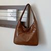 Bolsa Retro de Grande Capacidade Bolsa Tote de Alto Valor para Mulheres Bolsa de Ombro para Aulas de Estudantes Universitários Bolsa Simples Casual para o Dia a Dia