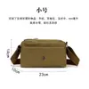 Bolso Cruzado Multicapa Ultraligero para Mujer 2025 Nuevo Estilo Bolso Coreano de Lona Bolso de Hombro Casual Bolso de Tela Bolso Pequeño