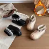 Botas Martin para Niños 2026 Otoño/Invierno Nuevo Estilo de Moda Estilo Británico para Niñas Botas de Princesa Para Bebés Botas de Caña Baja con Plus de Terciopelo