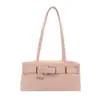 Hebilla de cinturón de diseño de nicho transfronterizo, bolsa de hombro para axilas para mujer, bolsa baguette popular de moda de gran capacidad para el día a día