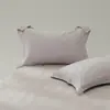 Fundas de Almohada de Algodón Cepillado 100S de Hotel Cinco Estrellas, Fundas de Almohada de Algodón Puro, Par de Fundas Interiores para Relleno de Almohada 48X74Cm