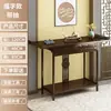 Nuevo Mesa de Altar Estilo Chino Decoraciones Soporte de Exhibición Jarrón Estante de Almacenamiento de Porcelana Mesa de Altar Mesa Consola Gabinete de Entrada Estante de Almacenamiento