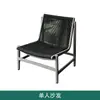 Cadeira Sofá de Rattan para Lazer ao Ar Livre Hotel Mesa de Café Criativa Móveis de Exterior para Villa Varanda Estilo Simples Cadeira de Rattan para Lazer