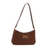 Bolsa de Axila com Laço da Moda para Mulheres 2025 Novo Estilo Coreano Tendência Bolsa de Ombro Único com Textura Estilosa para o Dia a Dia