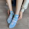 Calcetines cortos de tubo para mujer, de boca baja, de verano, con diseño de perro, de dibujos animados, para combinar con todo.