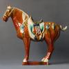 Tang Sancai Cavalo Cavalo de Cerâmica Seis Enfeites de Cavalo Presente de Artesanato para Casa Cavalo para Enfeites de Sucesso Objeto Imediatamente Rico