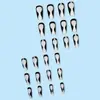 Comércio Exterior Mais Vendidos Peças de Nail Art Linha Preta Strass Adesivos para Unhas Postiças Unhas Atacado Venda Quente Transfronteiriça Unhas Usáveis