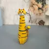 Popular Jarrón de Gato Peculiar en Sitios Web Independientes, Divertida Figura de Gato, Escultura Única de Gato Negro, Mini Decoración de Resina para Escritorio