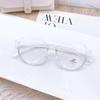 Celebridade da Internet Armação de Óculos TR90 Estilo Ocidental Jovem Decoração de Moda Lente Plana Gosto Coreano e Japonês Versátil Rico e Elegante 8063