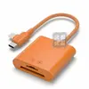 Adecuado para teléfonos móviles Apple, Lector de tarjetas tres en uno, Adaptador OTG para iPhone/Type-C, Dispositivo de sincronización, Importación de tarjeta SD/TF